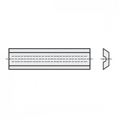 IGM Professional NT308153 Žiletka tvrdokovová typ Leitz, 30x8x1,5mm