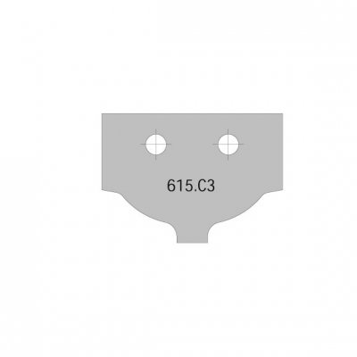 CMT Orange Tools C615C3 Profilový HM nôž C3 pre frézu C615