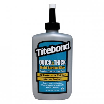 Titebond 123-2403 Lepidlo na drevo Quick & Thick, 237 ml