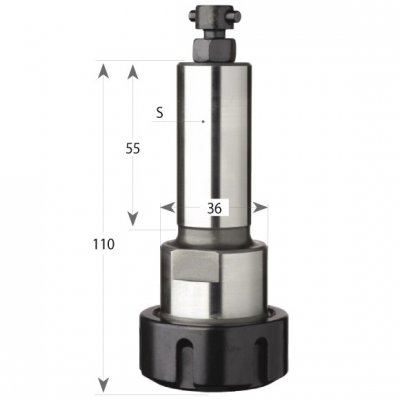 IGM Professional F400-02401 Upínacia hlava ISO25 55 mm typ LEUCO-SCM