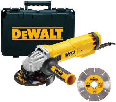 DeWALT DWE4217KD Uhlová brúska s diamantovým kotúčom 125 mm, 1200 W