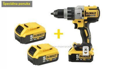 DeWALT DCD996P3 Aku bezuhlíková príklepová vŕtačka 18 V