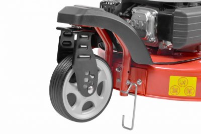 HECHT5543SXE Trojkolesová motorová kosačka  5 v 1 s pojazdom a ľahkým štartom, 173 cm3, 60 l
