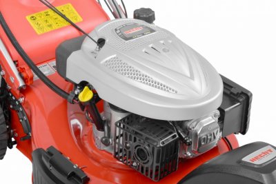 HECHT5543SXE Trojkolesová motorová kosačka  5 v 1 s pojazdom a ľahkým štartom, 173 cm3, 60 l