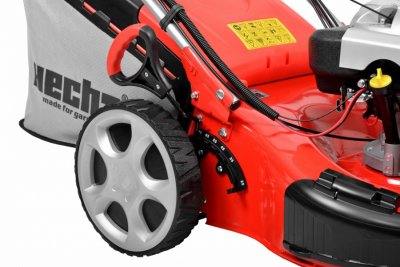 HECHT5563SXE Trojkolesová benzínová kosačka 5 v 1 s pojazdom 173 cm3, 60 l