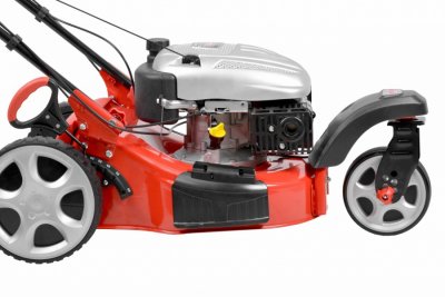 HECHT5483SWE5IN1 Trojkolesová motorová kosačka 5 v 1 s pojazdom a ľahkým štartom 135 cm3, 60 l