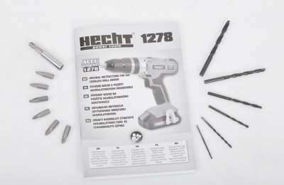 HECHT1278 Aku skrutkovač/ príklepová vŕtačka 20 V, 2 Ah