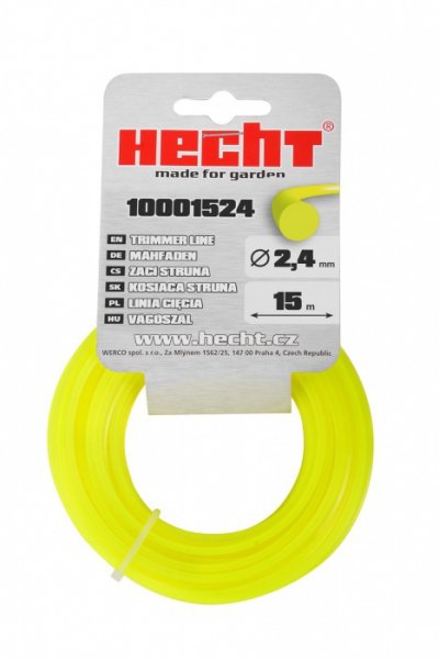 HECHT10001524 Struna guľatá 2,4 mm x 15 m