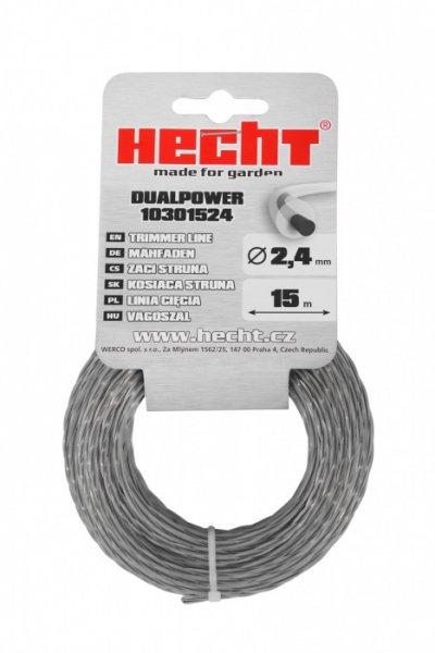 HECHT10301524 Struna guľatá 2,4 mm x 15 m