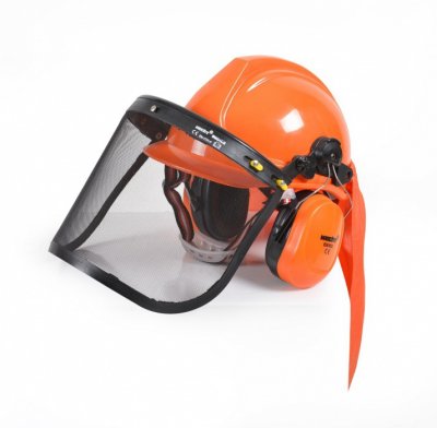 HECHT900100 Ochranná helma so slúchadlami a štítom CE