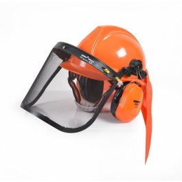 HECHT900100 Ochranná helma so slúchadlami a štítom CE