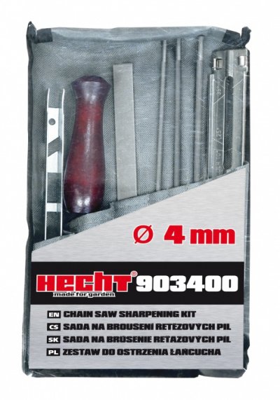 HECHT903400 Sada na brúsenie reťazí ø 4 mm