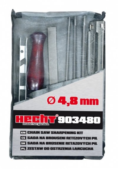 HECHT903480 Sada na brúsenie reťazí ø 4,8 mm