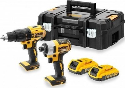 DeWALT DCK2060D2T Kombinovaná súprava 18 V - príklepová vŕtačka + rázový uťahovač