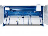 Metallkraft® Elektrické nožnice na plech MTBS 2550-40 B s programovateľným zadným dorazom