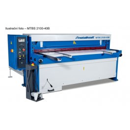 Metallkraft® Elektrické nožnice na plech MTBS 2550-40 B s programovateľným zadným dorazom
