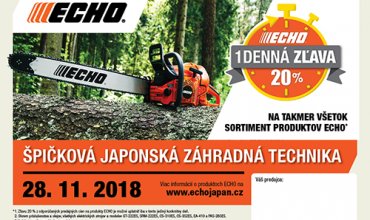 Zľava 20 % na produkty ECHO