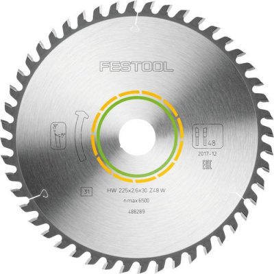 FESTOOL 488289 Pílový kotúč s jemnými zubami 225x2,6x30 W48