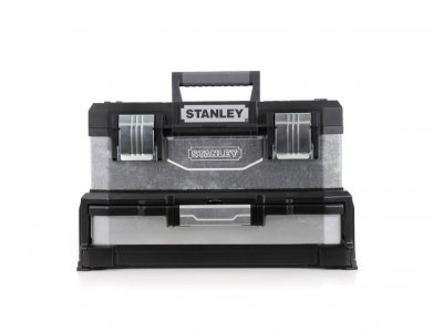 STANLEY 1-95-830 Kovoplastový box na náradie so zásuvkou galvanizovaný