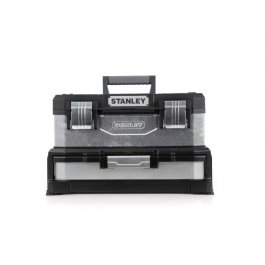 STANLEY 1-95-830 Kovoplastový box na náradie so zásuvkou galvanizovaný