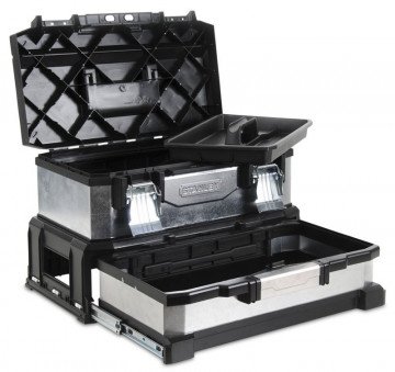 STANLEY 1-95-830 Kovoplastový box na náradie so zásuvkou galvanizovaný