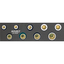 HAZET Sada náradia TORX® 163-252/9 ∙ 3/8" ∙ 9 ks