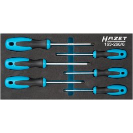 HAZET Sada skrutkovačov TORX® 163-266/6 ∙ 6 ks