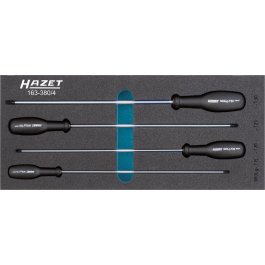 HAZET Sada skrutkovačov TORX® 163-380/4 ∙ 4 ks