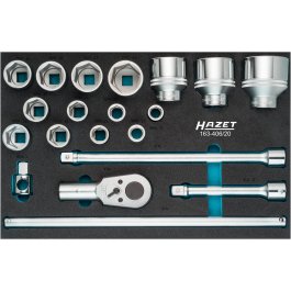 HAZET Sada nástrčných kľúčov 163-406/20 ∙ 3/4" ∙ 20 ks