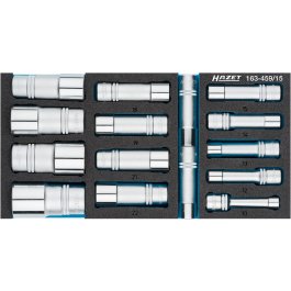HAZET Sada nástrčných hlavíc 163-459/15 ∙ 1/2" ∙ 15 ks