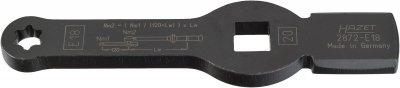 HAZET Rázový uťahovač TORX® s2 údernými plochami 2872-E18 ∙ 3/4"
