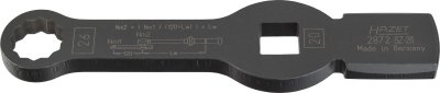 HAZET Rázový očkový kľúč (dvojitý 6-hran) s 2 nárazovými plochami 2872SZ-26 ∙ 3/4" ∙ 26