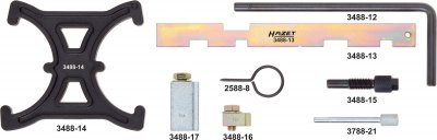 HAZET Náradie pre nastavovanie motorov FORD 3488/8 ∙ 8 ks