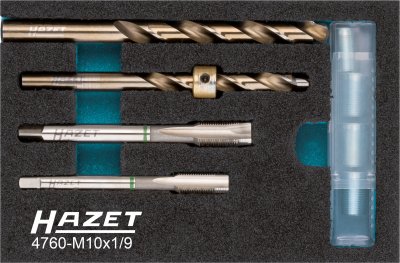 HAZET Sada pre opravu žeraviacich sviečok 4760-M10X1/9 ∙ 9 ks