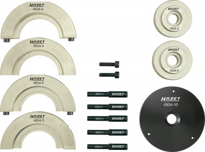 HAZET Sada nářadí pro kompaktní ložiska kol 4934-2572/12 ∙ Počet ks nářadí: 12