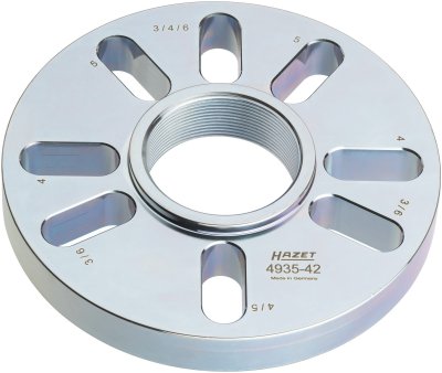 HAZET Adaptérová doska ∅ 160 mm, pre rozostup otvorov o ∅ 90 až 130 mm 4935-42