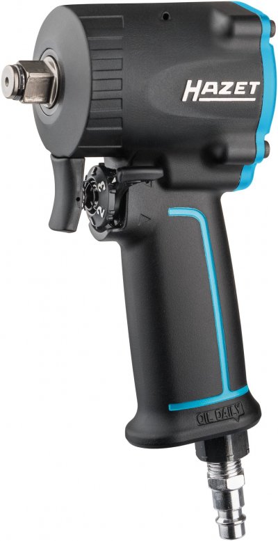 HAZET Pneumatický rázový uťahovač extra krátky 9012M-1 ∙ 1200 Nm ∙ 1/2"