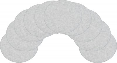 HAZET Náhradné brúsne papiere pre pneumatickú brúsku 9033-5-04/10, Z320, 75 mm, 10 ks