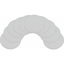 HAZET Náhradné brúsne papiere pre pneumatickú brúsku 9033-5-04/10, Z320, 75 mm, 10 ks