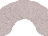 HAZET Náhradné brúsne papiere pre pneumatickú brúsku 9033-5-06/10, Z600, 75 mm, 10 ks