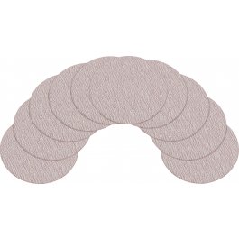HAZET Náhradné brúsne papiere pre pneumatickú brúsku 9033-5-06/10, Z600, 75 mm, 10 ks