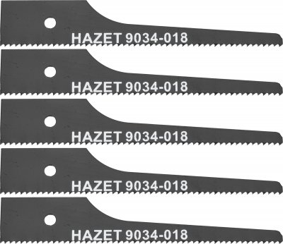 HAZET Pílové listy 18 zubov, 9034-018/5 ks