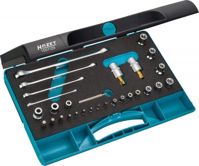 HAZET Sada nástrčných hlavíc TORX® 1557/29 ∙ 29 ks