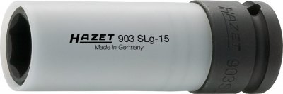 HAZET Nástrčná hlavica pre rázový a strojový uťahovač (6-hran) 903SLG-15 ∙ 1/2" ∙ 15