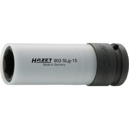 HAZET Nástrčná hlavica pre rázový a strojový uťahovač (6-hran) 903SLG-15 ∙ 1/2" ∙ 15