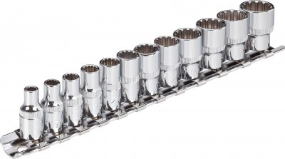 VIGOR Sada nástrčných kľúčov Multiprofil V1897 ∙ 1/4" ∙ 12 ks