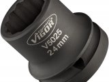 VIGOR Nástrčná hlava pre rázový a strojový uťahovač V5025 ∙ 3/4" ∙ dvojitý šesťhranný profil ∙ 24 ∙ 44 mm