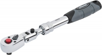 VIGOR Prepínacia račňa teleskopická kĺbová 3⁄8″ V6638 ∙ 10 mm (3/8 palce)