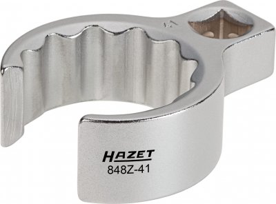 HAZET Otvorený očkový kľúč s dvojitým 6-hranom 848Z-27 ∙ 3/8" ∙  27