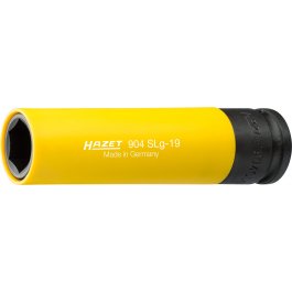 HAZET Nástrčná hlavica pre rázový a strojový uťahovač (6-hran) extra dlhá 904SLG-19 ∙ 1/2" ∙ 19
